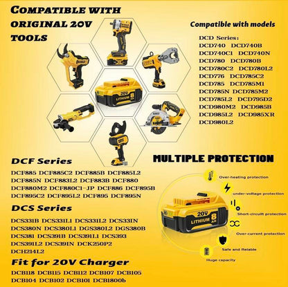 20V MAX Cordless Impact Wrench Kit, 20V MAX, 1/2" Hog Ring With 4-Mode Speed