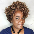 Gorgeous Short Layered Spiral Curly Wig for Black Women