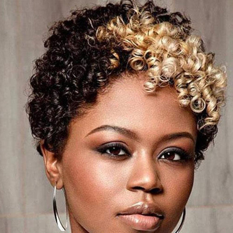 Philadelphia Designer Short Spiral Curly Wig for Black Women