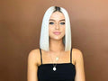 Short platinum bob Wig