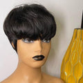 Straight Hair Wig Peruvian Remy  Wigs