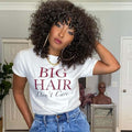 Afro Kinky Curly Wig With Bangs