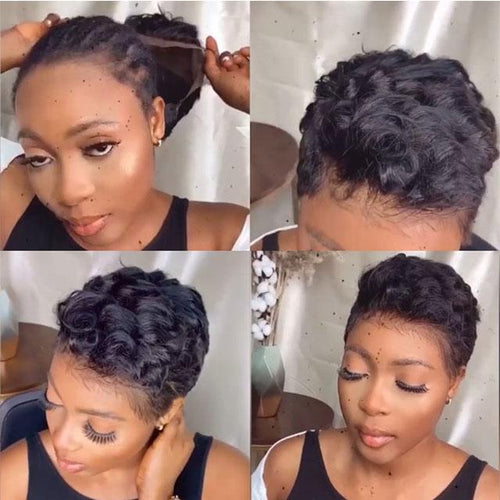 New Arrival Short Natural Pixie Cut Wig