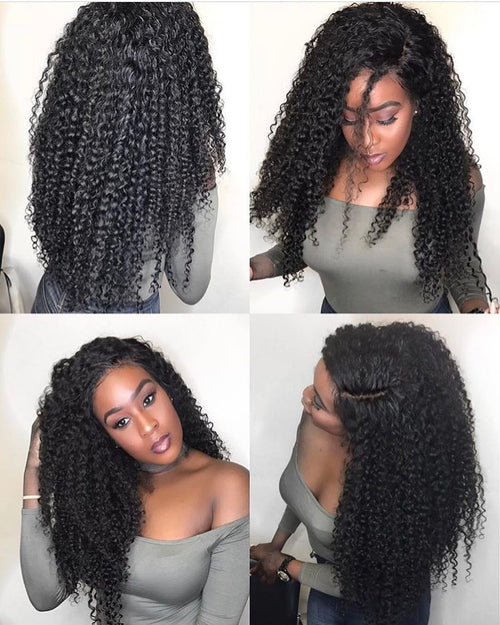 22"Long Kinky Curly Wig-140%