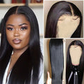 Glueless GLAMOROUS WOMEN LONG STRAIGHT WIG-25inch（140%(Extra Thick As In Video)）