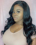 22 Inch Body Wave Natural Brown or Jet Black