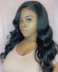 22 Inch Body Wave Natural Brown or Jet Black