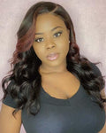 Body Wave with Bang Highlights