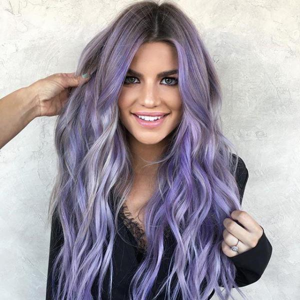 Purple wig