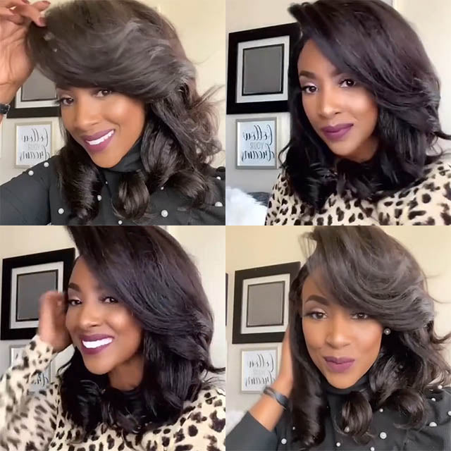 Kinky Straight Glueless Brazilian Hair Wigs-140%(Extra Thick As In Video)