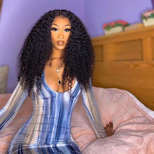 Black Kinky Curly Wig