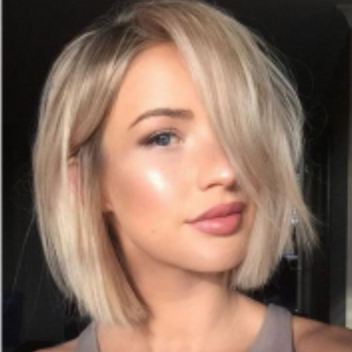 Gorgeous Blonde Fashion Bob Cut Hair Full soft Wig