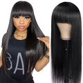 black hair  Glueless luxury wigs