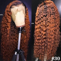 13*4  PRE PLUCKED BRAZILIAN CURLY WIG FOR DARK BROWN WOMEN VIRGIN HAIR COLOR WIG