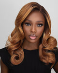 O.U Style Mid-length Brown Glueless Natural Wig-31