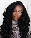 O.U Style Long Wavy Glueless Natural Wig-42