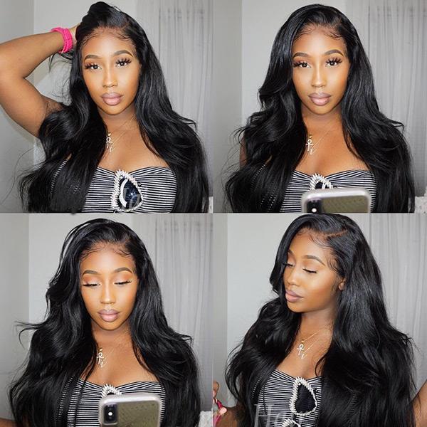 BLACK WAVY HAIR WIG