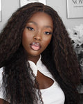 O.U Style Deep Curly Long Glueless Natural Wig-52