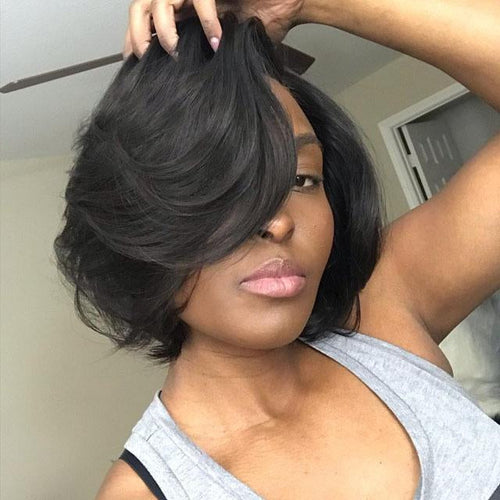 Short Bob Wigs Brazilian Wave Hair Wig