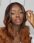 O.U Style Brown Glueless Natural Wig-56