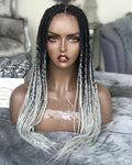 SILVER Braid Prepluck Glueless Fashion Virgin Hair Wigs-56