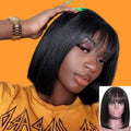 Natural Black Color  Bob Wig