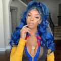 Jewelry Blue Wave Wig-140%(EXTRA THICK AS IN VIDEO)