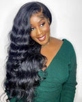 Black Wave Prepluck Glueless Fashion Virgin Hair Body Wave Wigs-140%