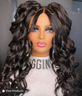 Glueless Hand Stitched High End Quality Wigs-140%(Extra Thick As In Video)-7