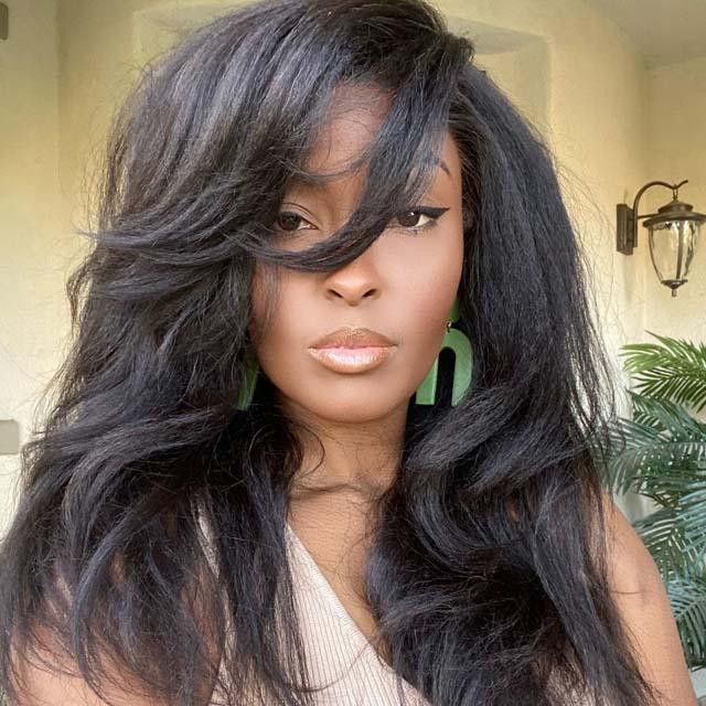 Wave Brazilian Wig With Bangs