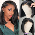 BLACK SHORT CUT BOB WIG