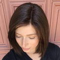 Brown short bob wig—140%(EXTRA THICK AS IN VIDEO)