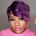 Purple temptation wigs